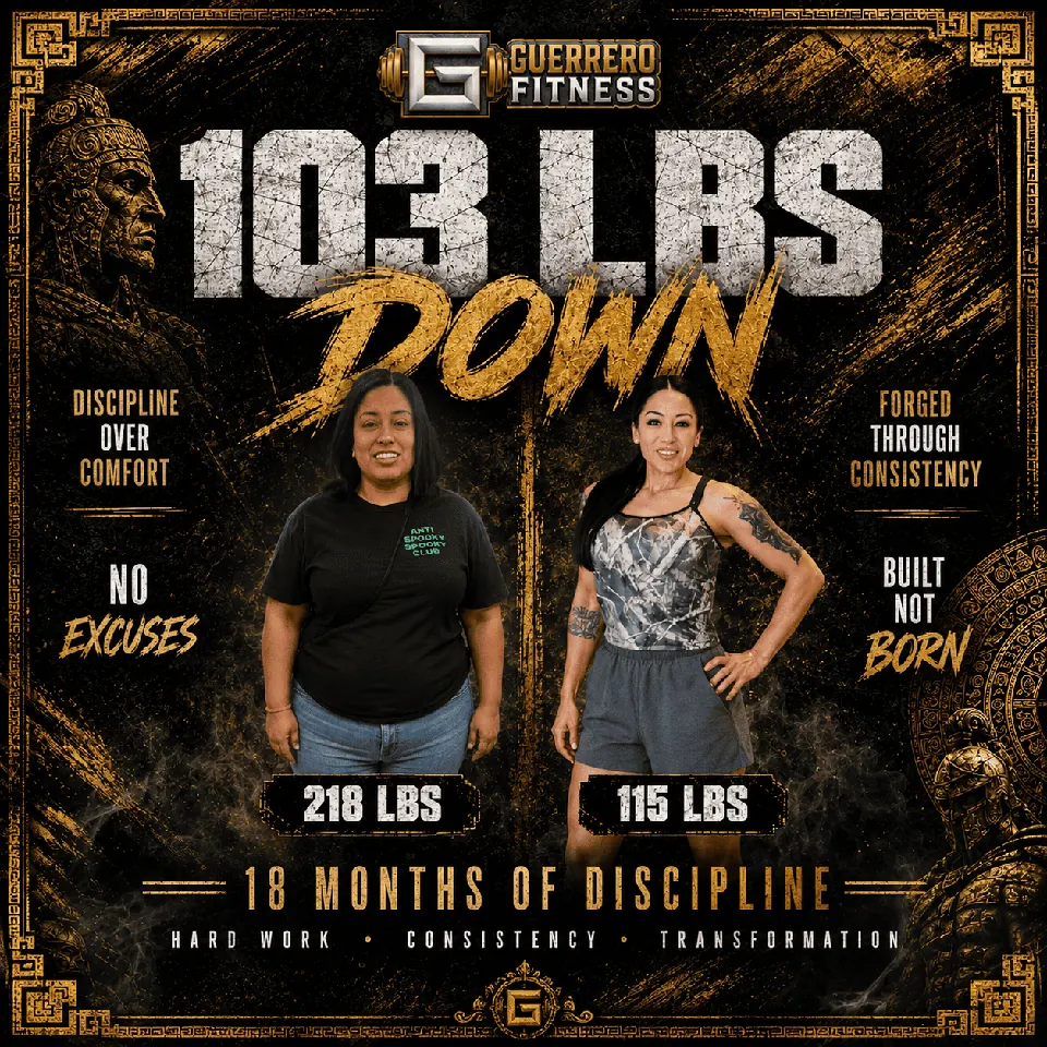 Guerrero Fitness client transformation 4
