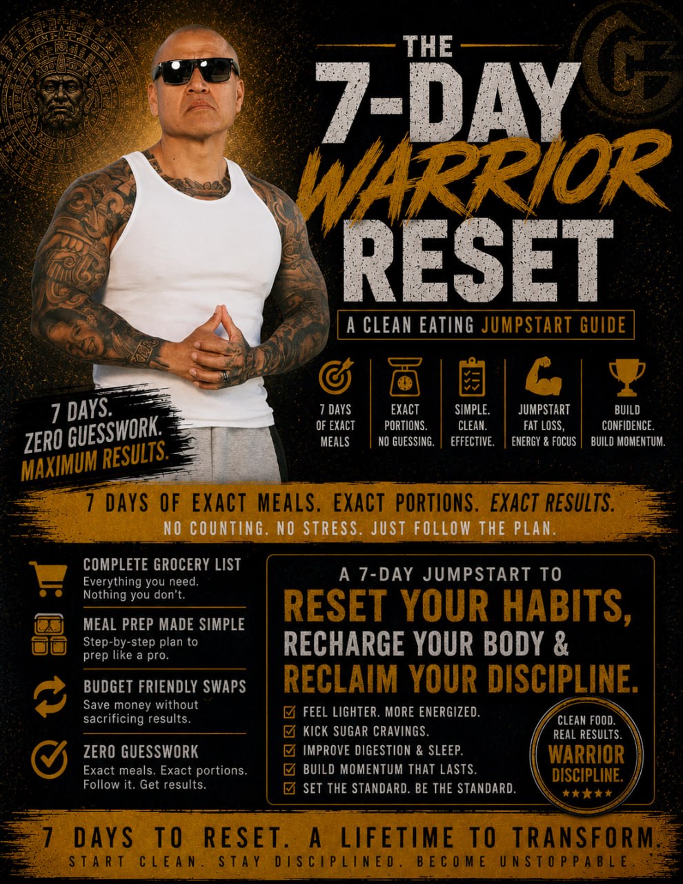 The 7-Day Warrior Reset guide cover