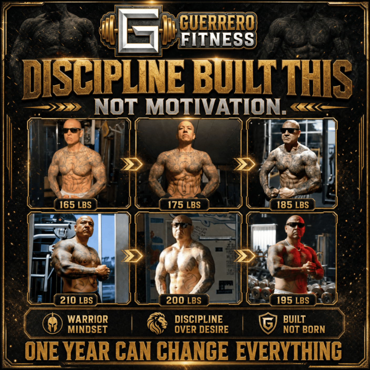 Guerrero Fitness client transformation 1