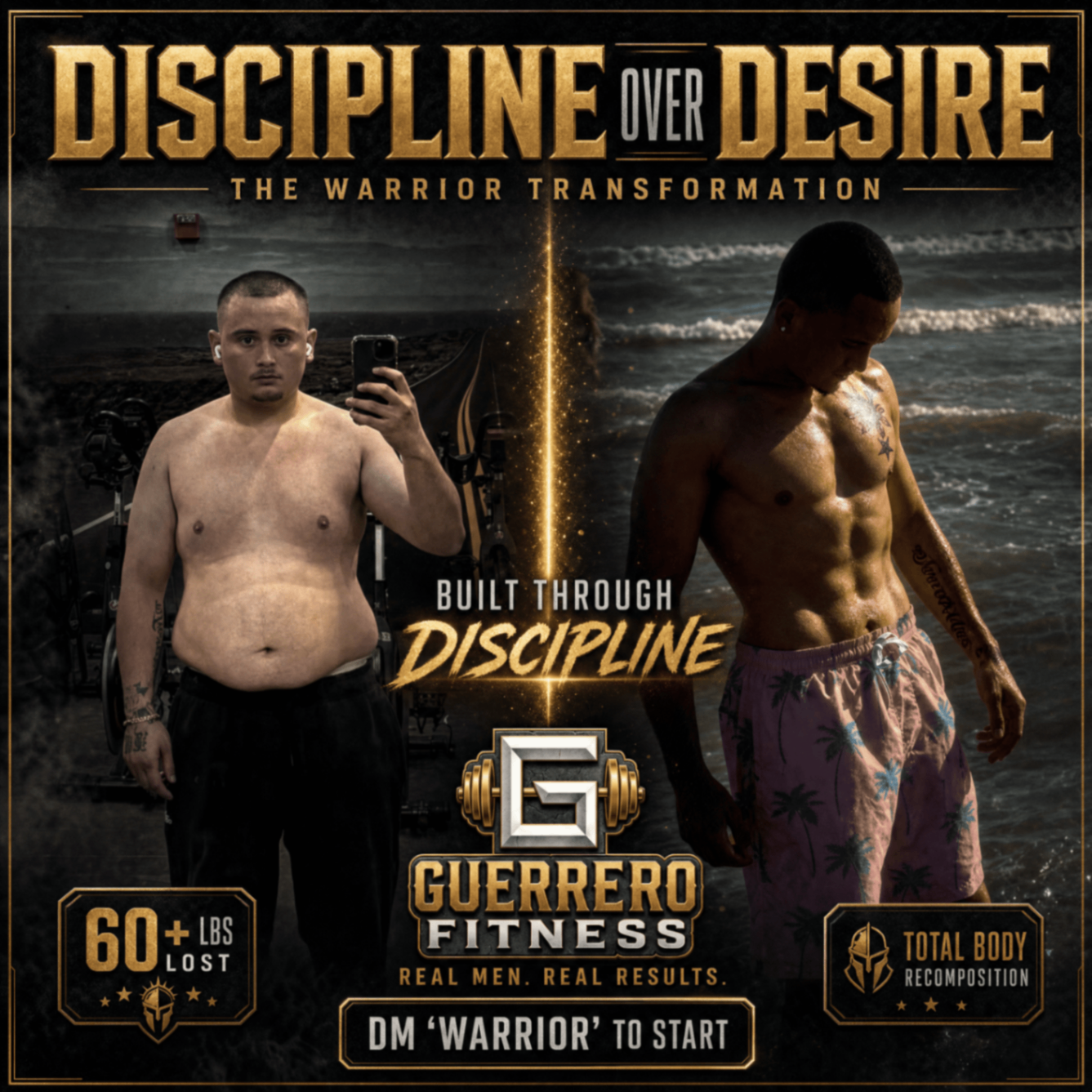 Guerrero Fitness client transformation 3